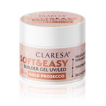 Claresa Żel Budujący Soft&Easy Builder Gel Gold Prosecco 45g